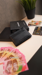 EVERNEXT - DOMPET KULIT PRIA MAGIC WALLET PRIA DOMPET PENDEK LIPAT PRIA DOMPET KARTU PRIA