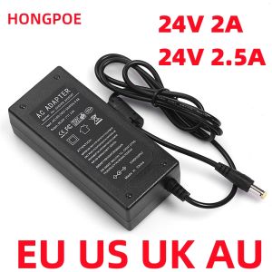 AC DC 24V Power Supply Adapter 2A 24V 2.5A 220V To 24V Universal Adapter Power For LED Driver