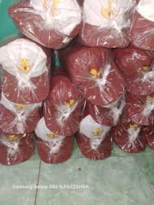 Topi Sd Merah Putih Dan merah Merah isi 10 dan 20.40 Bordir