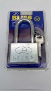 กุญแจขนาด 60 มม. (คอยาว) สีเงิน คุณภาพดี มีกุญแจ 3 ดอก