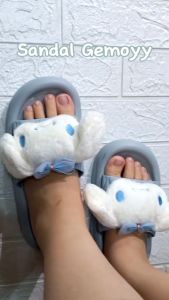 SANDAL SELOP WANITA | SENDAL WANITA BONEKA | SANDAL BONEKA LUCU | SENDAL PREMIUM BULU HALUS | SLOP BONEKA SANRIO | 1220-WL1