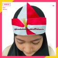 IKAT KEPALA MERAH PUTIH / BANDO MERAH PUTIH / BELANGKON MERAH PUTIH / TOPI MERAH PUTIH AKSESORIS HUT RI 17 AGUSTUS / TMP7870. 