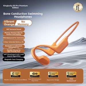 kinyo | Bone Conduction Wireless Bluetooth Earphones for Swimming Open-Ear Design