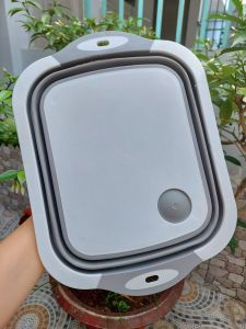Thớt kèm chậu đa năng gấp gọn tiện lợi