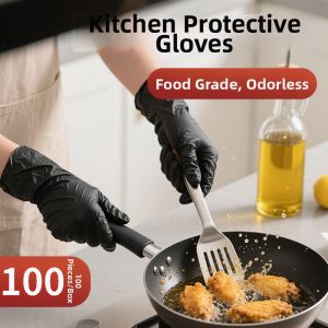 Kitchen Protection Durable Nitrile Gloves Food Grade