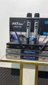 Micro Đầu Thu Karaoke Chính Hãng MTMAX UGX122 Sóng UHF Chất Âm Trong Trẻo Sơn Phủ Nano Chất Lượng Cao Karaoke Siêu Chất