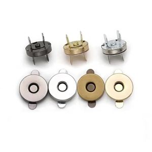 10sets/lot Magnetic Snap Fasteners Clasps Buttons Handbag Purse Wallet Craft Bags Parts Accessories Adsorption Buckle 14mm 18mm