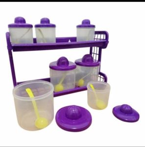 tempat bumbu/rak bumbu/kitchen set pastel