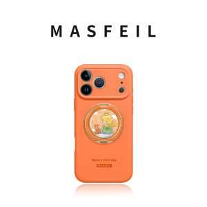 MASFEIL | Orange Hoshino Prince cho Apple 17ốp điện thoại Promax với Stand iPhone17Pro Cover Eo1 Fulcrum Liquid Silicone 17pm Cute Premium
