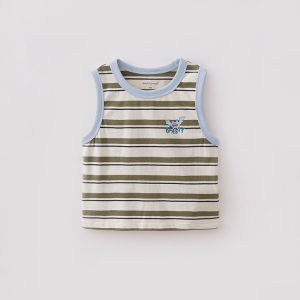 Marc&Janie | Boys Cotton Cartoon Stripe Vest