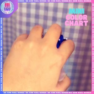 "Color Mini Chart": Bảng màu nail mini Maholing thiết kế tròn xinh xắn chất liệu Acrylic trong suốt dễ dàng tạo thiết kế màu