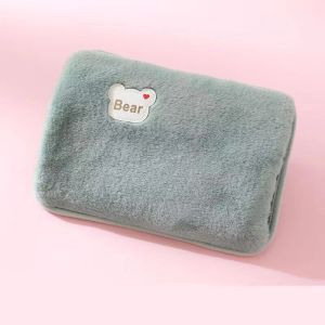 ถุงน้ำร้อนไฟฟ้าเครื่องทำความร้อนบ้านนุ่มฤดูหนาวเครื่องอุ่นมือขวดนำกลับมาใช้ใหม่ได้ปลั๊ก EU ชาร์จกระเป๋าอุ่นโฮมออฟฟิศ