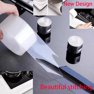 Waterproof and Stain-Resistant Nano Tape Seal Pools Kitchen Home Restaurant Bathroom Sink Caulk Strip Transparent Tape 5M/10M! 