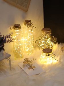 SG IN  stock  Children Day/Merry Christmas Gift 3 Modes 1M LED Light String Fairy Lights Battery operated Light Copper Wire Light Decoration Light gift