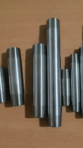 Thick Stainless Nipple Pipe Fittings(1/4"1/2")