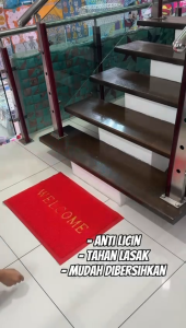 High Quality Alas Kaki Welcome Anti-slip Floor Mat Entrance Mat PVC Coil