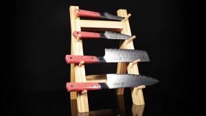 Dao Gọt SANMUZUO 3.5 Inch Dòng SHENG Lưỡi Thép Damascus Cán Nhựa Dùng Cho Nhà Bếp Gọt Hoa Quả Rau Củ