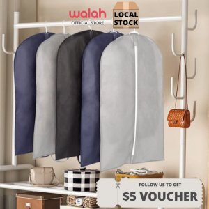 Clothes Dust Cover Hanging Organizer Suit Coat Protector Clothes Rack Washable Coat Protector Cover