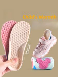 LINGMIAO | Winter Warmth Childrens Shoe Insoles Absorbent and Adjustable