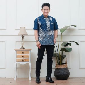 Batik Couple Keluarga Modern Terbaru Motif Salendra Matt Katun Premium