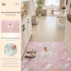 BEIAISI | Thảm Lót Cửa Chống Bẩn Dễ Lau Chống Trượt cho Khu Đổi Giày