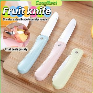 C.N Stainless Steel Folding Fruit Knife Portable Kitchen Tool Peeling Knife
