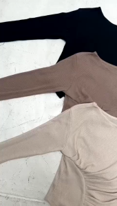 Sakura Glory - ALBA TOP RIB KNIT PREMIUM UKURAN ALLSIZE / ATASAN / BLOUSE / WANITA / DEWASA / DISTRO / IMPORT / COD / DISKON / GRATIS ONGKIR / MURAH