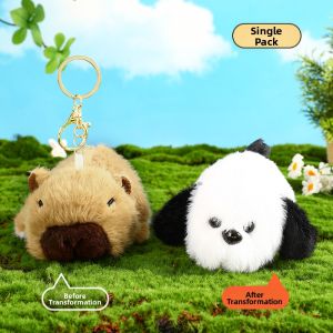 Abu & Mifa | Reversible Plush Puppy Keychain Pendant
