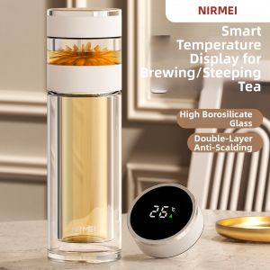 Tea Separation Portable Glass Cup