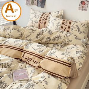 Refreshing Thick Flannel Bedding Set