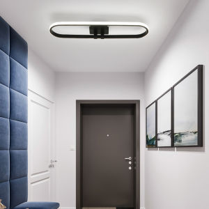 Led Ceiling Light 100cm Black Color Modern Ceiling Lamp for Living room Bedroom Dining room Kitchen Luminaire Lighting Fixtures