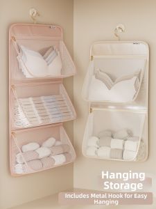 MANJIELI | Three-in-One Underwear Storage Bag
