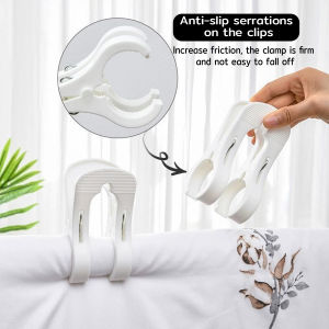C.B.【Ready in Stock】 Reusable Large Windproof Clips Non-slip Fixed Laundry Drying Clothespins 1Pc