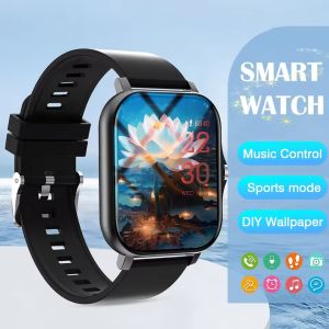 2026 New Smart Watch Bluetooth Call Pedometer Heart Rate Sleep Record Outdoor Sports Smartwatch for Android/IOS Men Women HW12