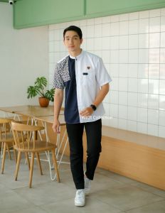 New koko terbaru bisa cod koko wa2t koko batik koko lengan pendek