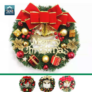 30CM Christmas Wreath Door Wreath Door&Wall Hanging  Decoration Xmas Ornaments Shop Home Decor