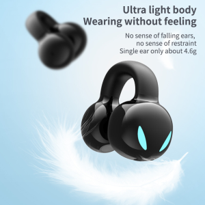 YX03 Wireless Clip On Bluetooth Earphones Ear On Bluetooth Earphones Comfortable Wearing With Both Ears High Sound Quality Sports Call Noise Reduction Dynamic Breathing Light Ear On Bluetooth Earphones