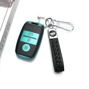 For Kia Picanto Sportage 2017 2020 RIO 3 Cerato 4 Soul K5 Ceed Optima Seltos Sorento TPU Leather Car Key Case Cover Accessories