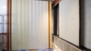 PVC Folding Door Fire Safe Formaldehyde Free Accordion Sliding Door for Home Kitchen Balcony