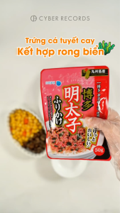 Gia vị rắc cơm Hakata Mentaiko Furikake vị trứng cá tuyết cay  Truyền Thống Nhật Bản 50g