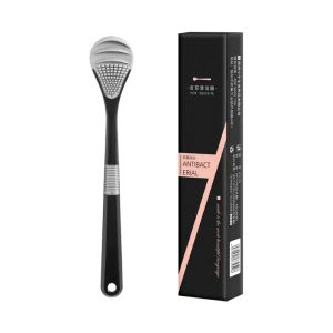 Portable Reusable Tongue Scraper Multi-color Oral Cleaning Brush Remove Tongue Residue Freshen Bad Breath Care Tool