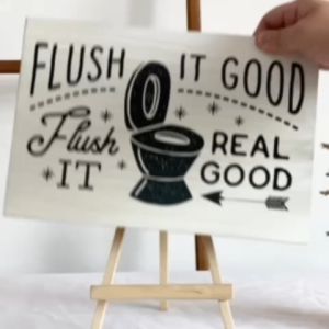 Papemelroti Bathroom Wall Decor: Silkscreen Home Gift & Decorative Silkscreen Art
