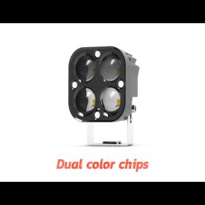 3" Square Led Work Light Bar 12-24V 12D 120W Spot Flood Combo Driving Beam 6000K 3000K for Car Offroad DRL Motorcycle Accessories