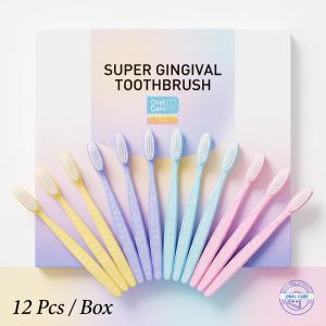 JNSUR Premium Household Extra-Long Wide Head Adult Toothbrush High-Density Soft Curved Bristles for Gentle Cleaning & Gum Care