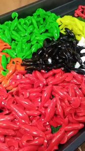 ชุดเหยื่อยางหลิวกาฬสินธุ์ สุกี้หม้อรวม ชะโด 4 ตัว + ช่อน 7 ตัว คละสีพร้อมเบ็ดและเล็บฉีก (รวม 11 ตัว/เซ็ต)