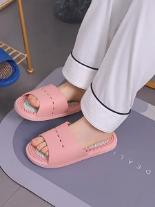 Summer new massage slippers home indoor bathroom non-slip anti-odor foot acupoint massage slippers
