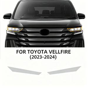 TPU Car Headlight Protective Film For Toyota Vellfire 2023-24 Transport & Smoke Anti-Scratch Auto External Accessorie Auto Parts