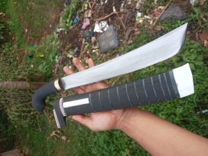 golom pepetan golok tebas bambu kupas kelapa super tajem asli baja