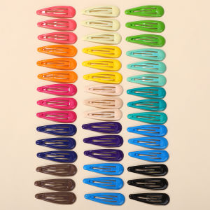 50Pcs Girls Hair Clips Candy Random Color Hair Clip Princess Barrette Korean Hairpins Headdress Hair Accessories for Girls