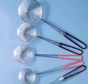 Stainless Filter Scooper Pearl Scooper for Milk Tea Colander Tapioca Scoop Small Pearl Scoop Nata Scooper Strainer Spoon